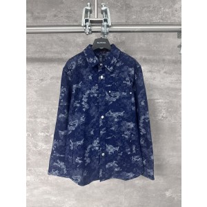 Gucci 구찌 다크 패턴 더블 G 데님 셔츠 의류