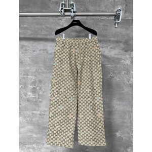 Gucci 구찌 더블 G 올오버 자카드 캐주얼 팬츠 바지 의류