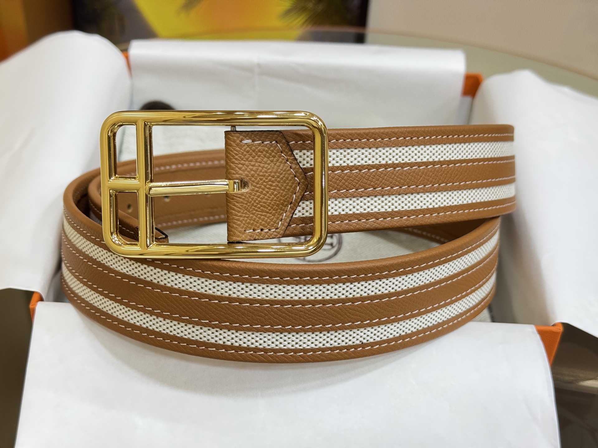 Hermes 에르메스 핀 버클 벨트