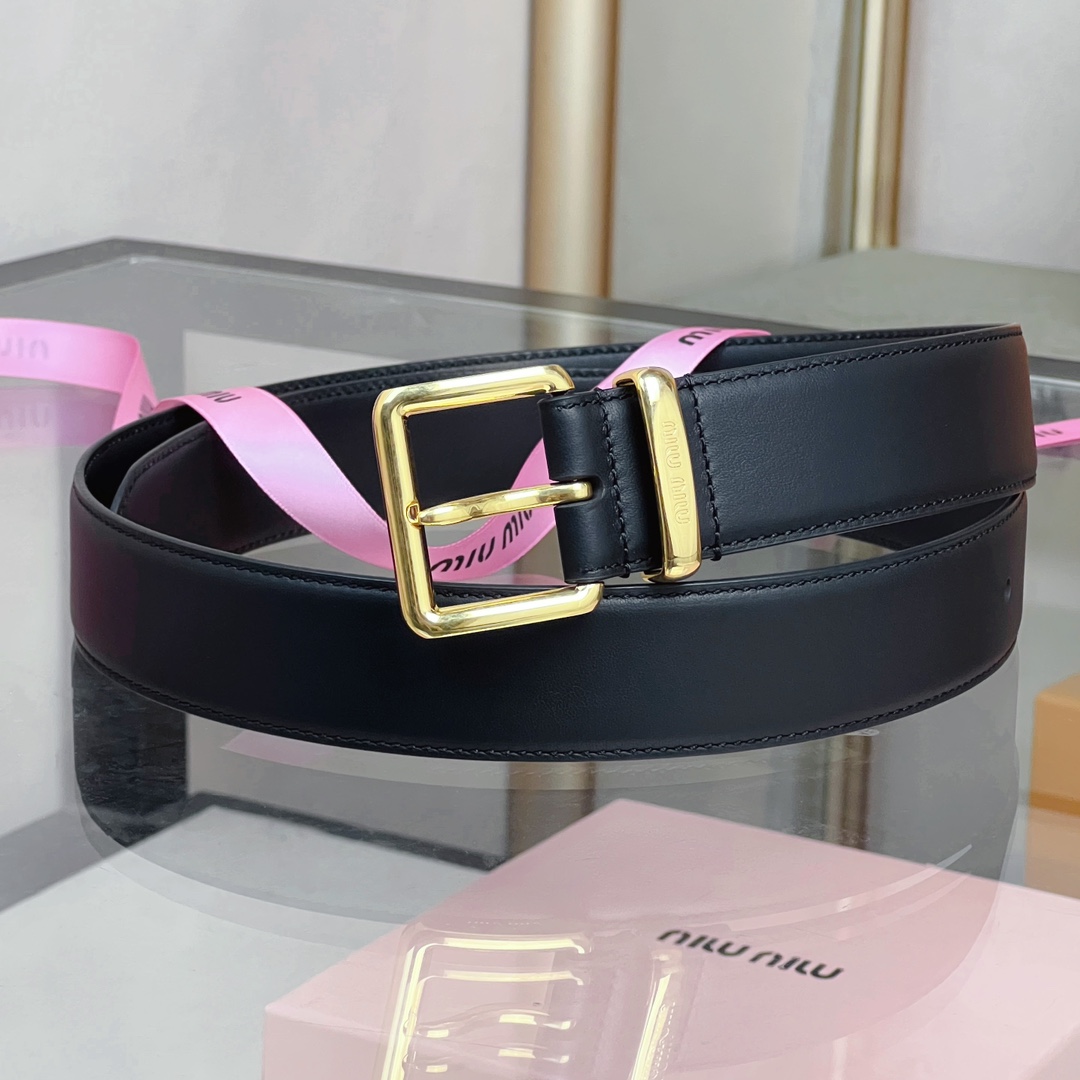 miumiu 미우미우 가죽 벨트