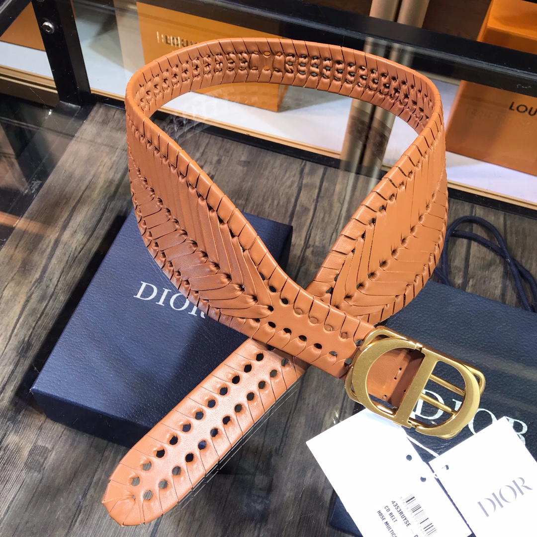 Dior 30 Montaigne CD 디올 소가죽 벨트