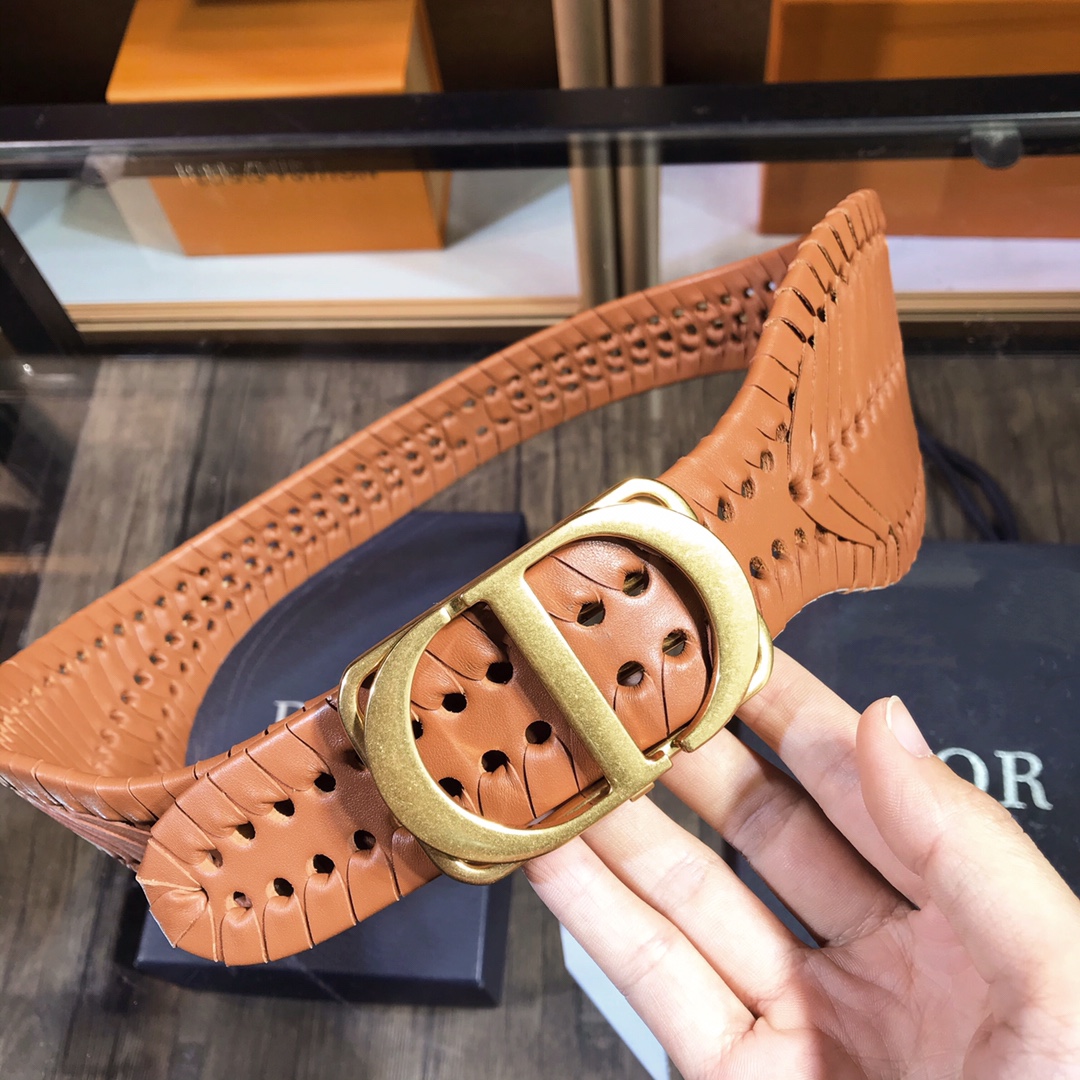 Dior 30 Montaigne CD 디올 소가죽 벨트