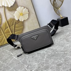 PRADA 프라다 힙색 2VH156 그레이 가방