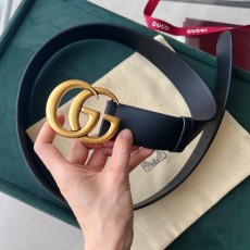 GUCCI 구찌 더블 G 버클 와이드 벨트