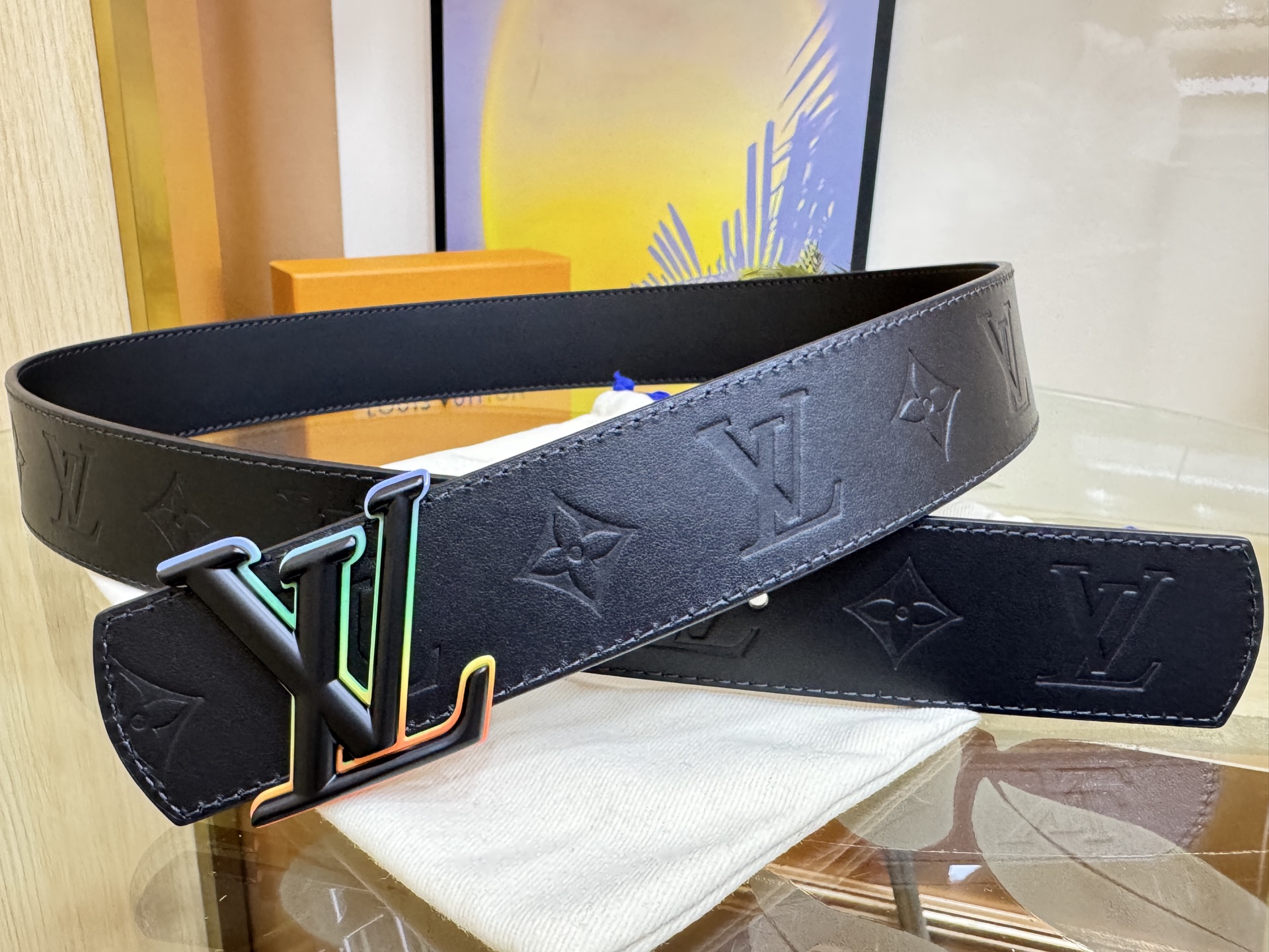 LV Dimension 루이비통 리버서블 벨트