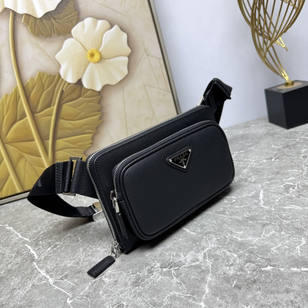 PRADA 프라다 힙색 2VH156 블랙 가방