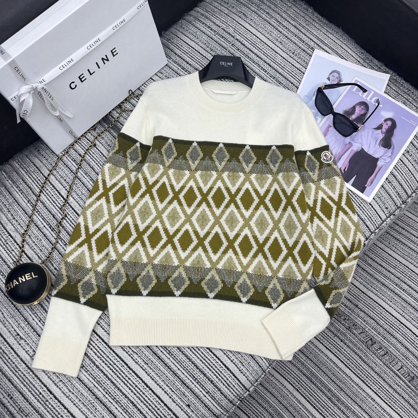 Moncler 몽클레어 니트 라운드넥 롱슬리브 긴팔 스웨터 의류