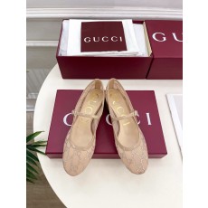 Gucci 구찌 메쉬 크리스탈 플랫 슈즈 구두 신발