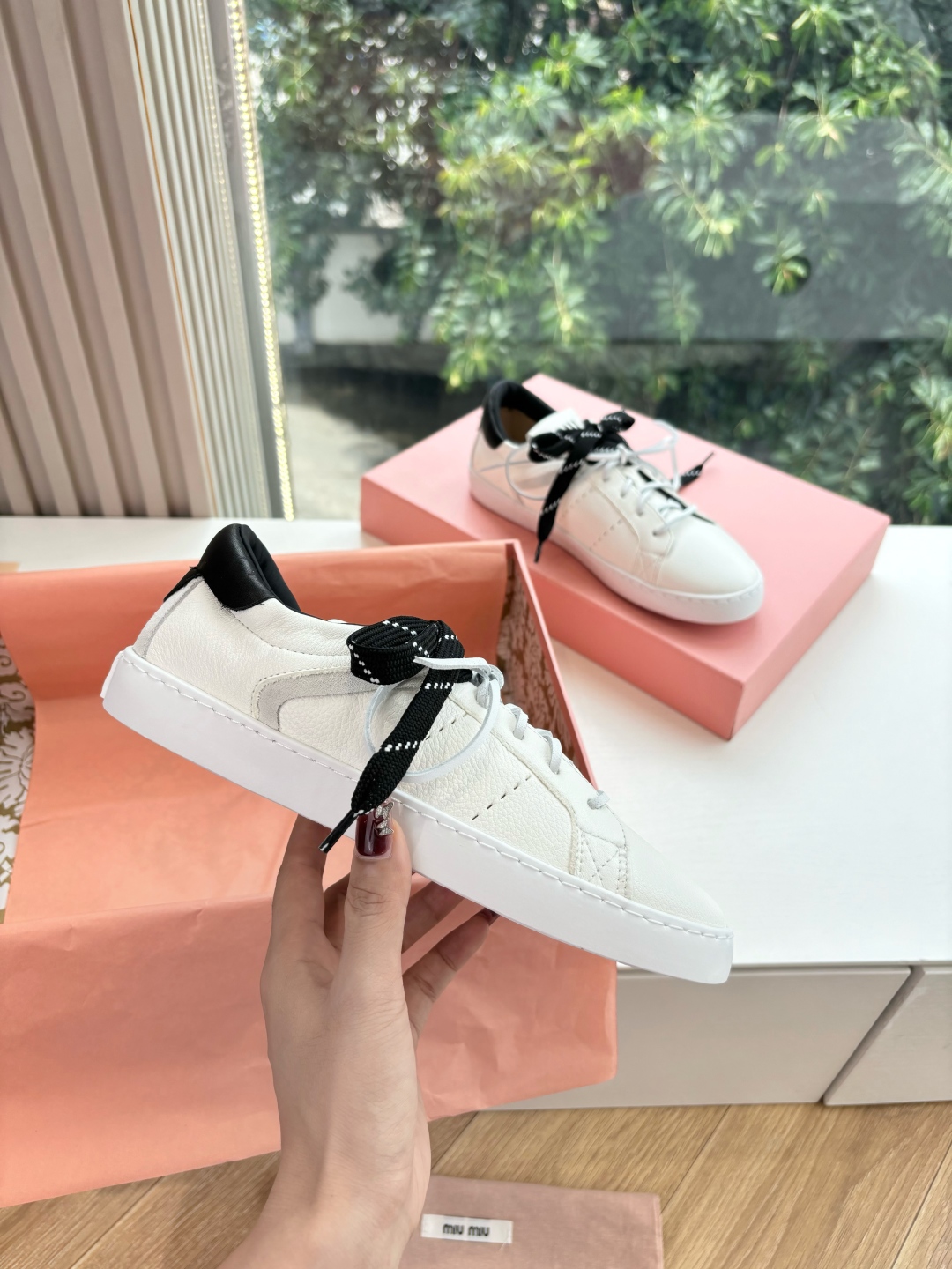 miumiu 미우미우 스니커즈 화이트 슈즈 신발