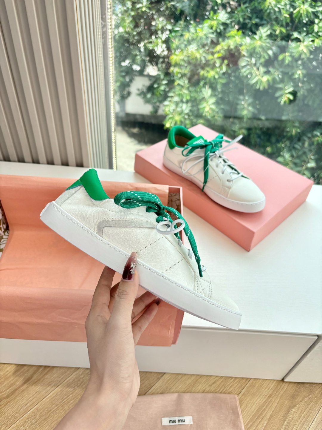 miumiu 미우미우 스니커즈 화이트 슈즈 신발