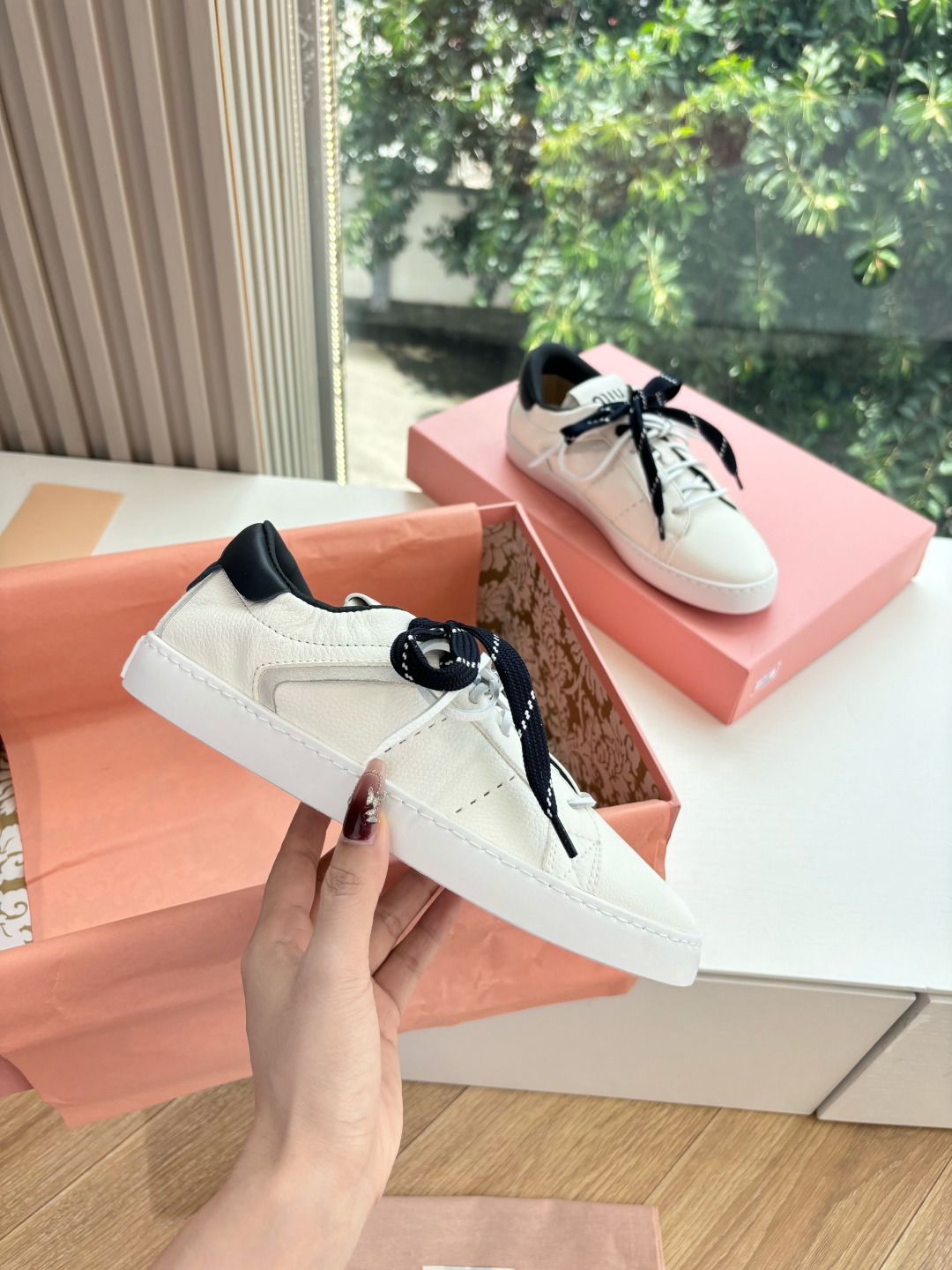 miumiu 미우미우 스니커즈 화이트 슈즈 신발