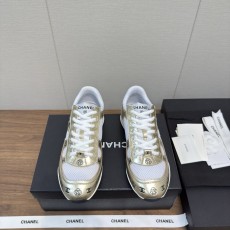 Chanel 샤넬 골드&실버 코너 3.0 캐주얼 스니커즈 신발