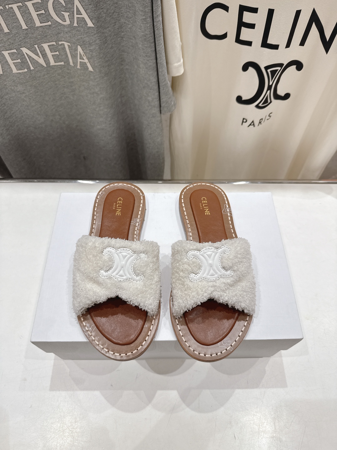 Celine 셀린느 로고 슬리퍼 신발
