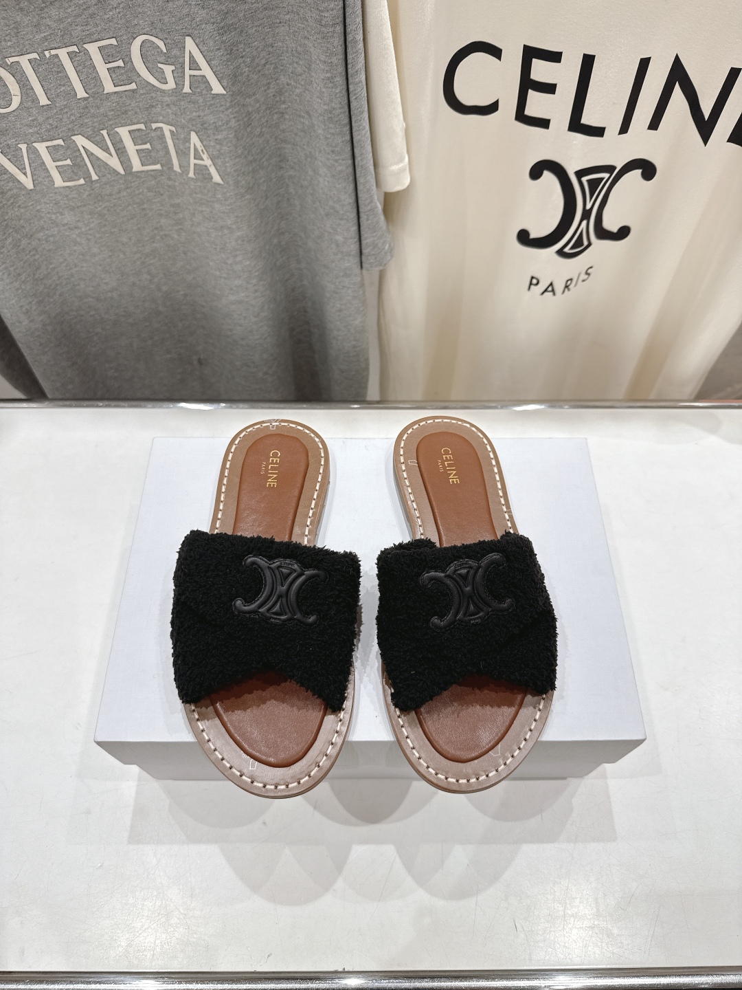 Celine 셀린느 로고 슬리퍼 신발