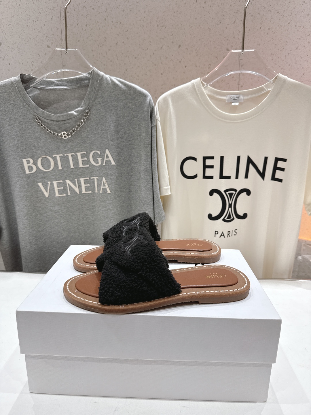 Celine 셀린느 로고 슬리퍼 신발