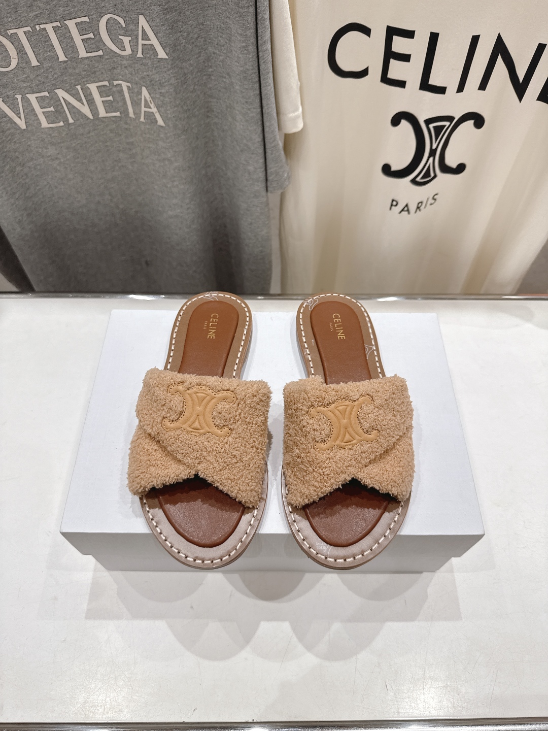 Celine 셀린느 로고 슬리퍼 신발