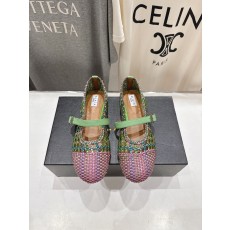 Alaia 알라이아 평면 망사 발레리나 플랫 슈즈 신발