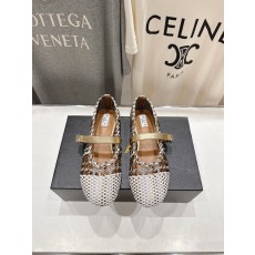 Alaia 알라이아 평면 망사 발레리나 플랫 슈즈 신발