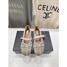 Alaia 알라이아 평면 망사 발레리나 플랫 슈즈 신발