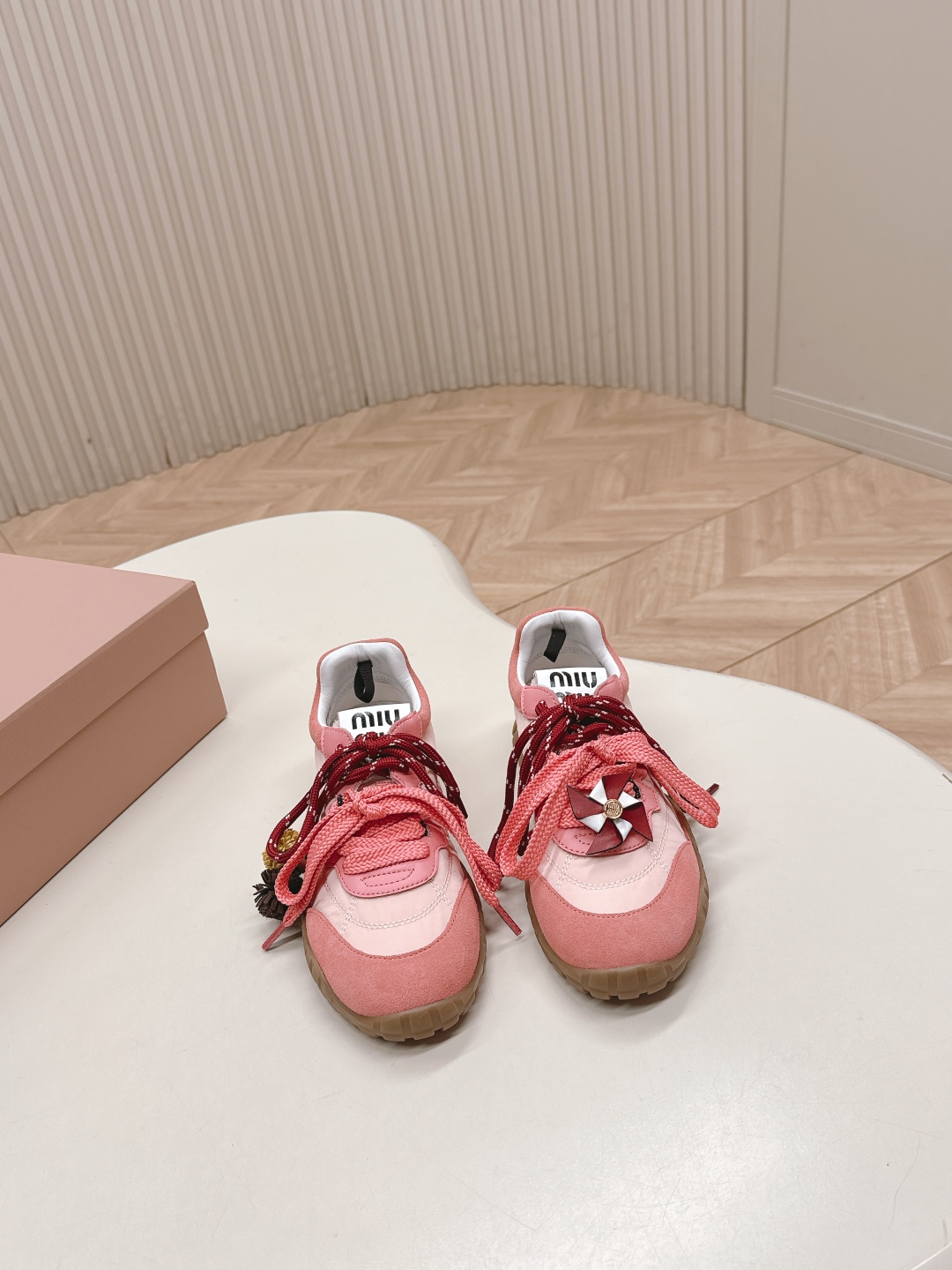 MiuMiu 미우미우 런웨이 트레이너 스니커즈 신발