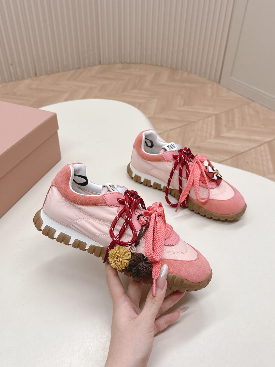 MiuMiu 미우미우 런웨이 트레이너 스니커즈 신발