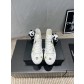 CHANEL 샤넬 체인 프린팅 하이탑 스니커즈 신발