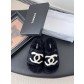 Chanel 샤넬 퍼 슬리퍼 신발