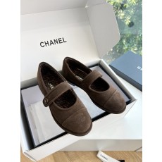 Chanel 샤넬 니트 슬링백 단화 플랫 슈즈 신발