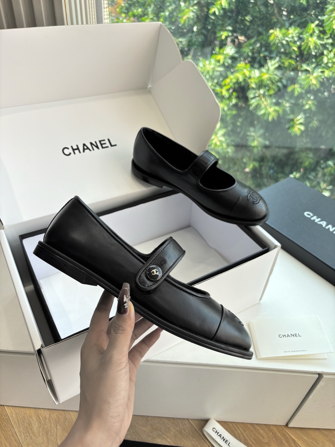 Chanel 샤넬 니트 슬링백 단화 플랫 슈즈 신발