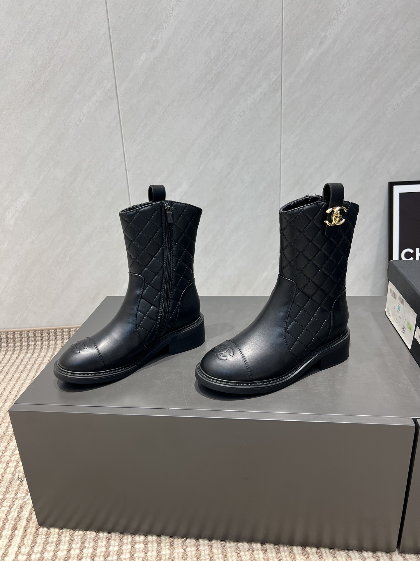 CHANEL 샤넬 앵클 부츠 신발