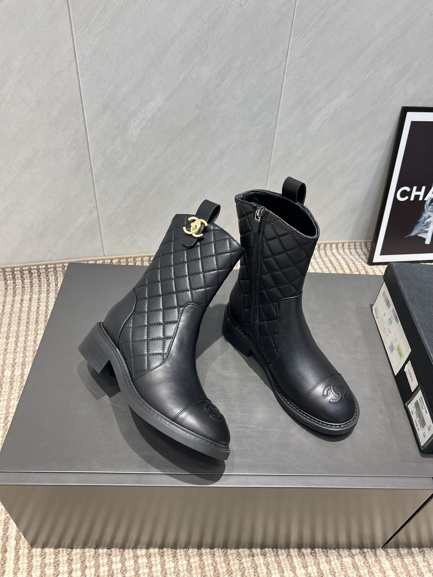 CHANEL 샤넬 앵클 부츠 신발