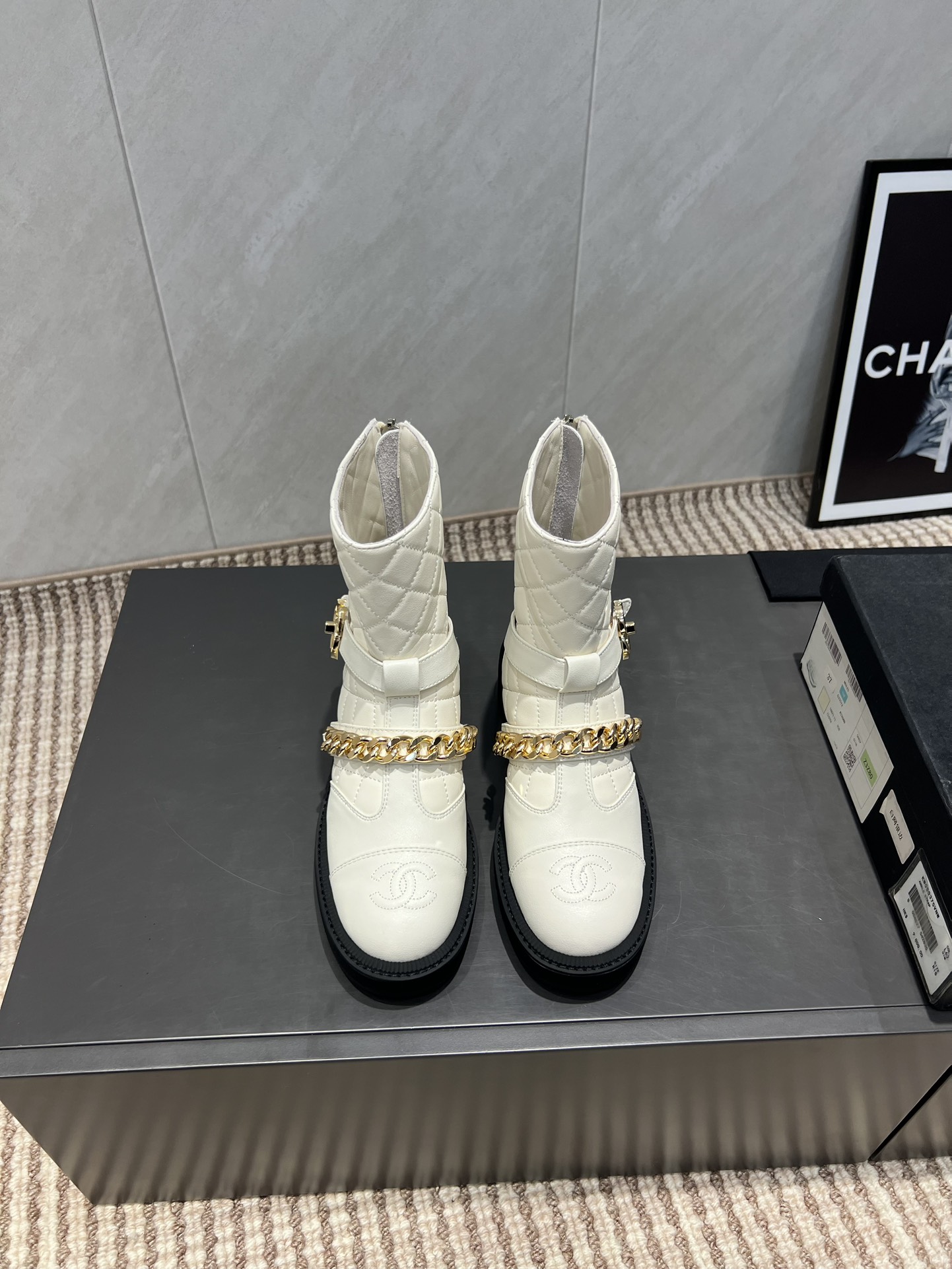 CHANEL 샤넬 앵클 부츠 신발
