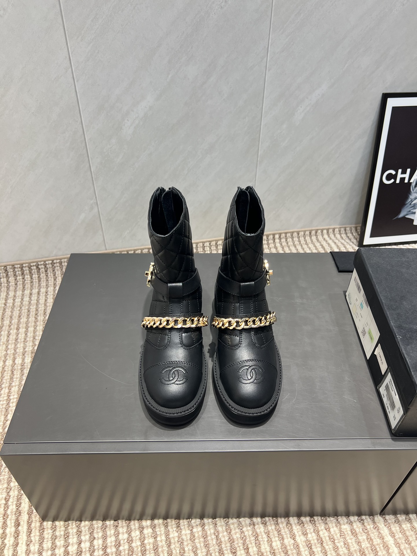 CHANEL 샤넬 앵클 부츠 신발