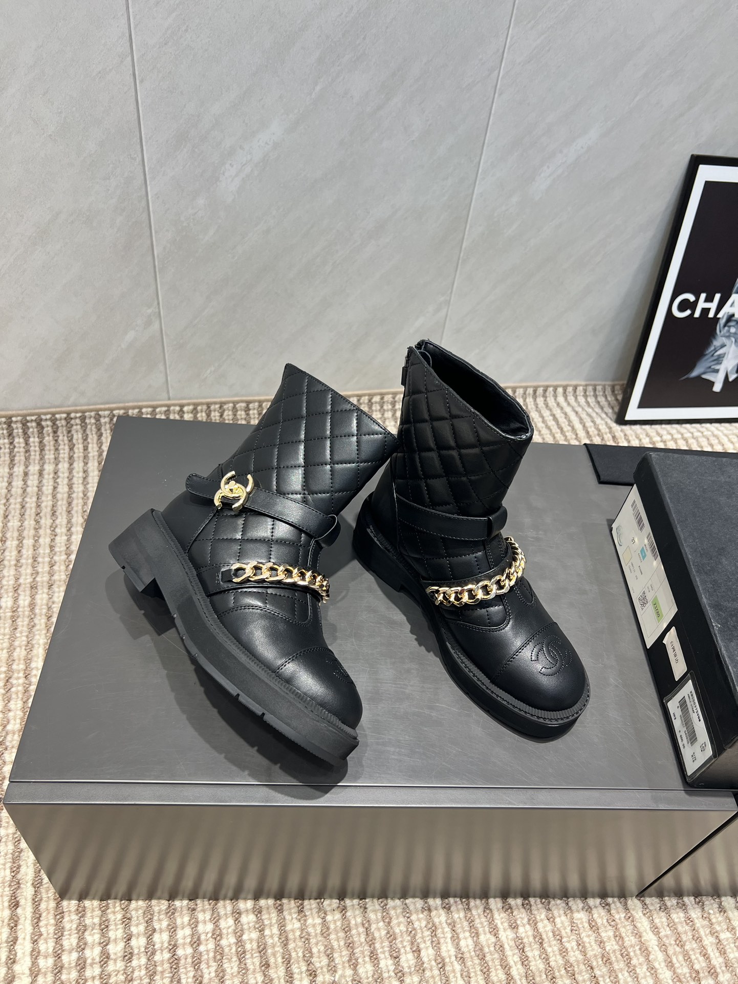 CHANEL 샤넬 앵클 부츠 신발