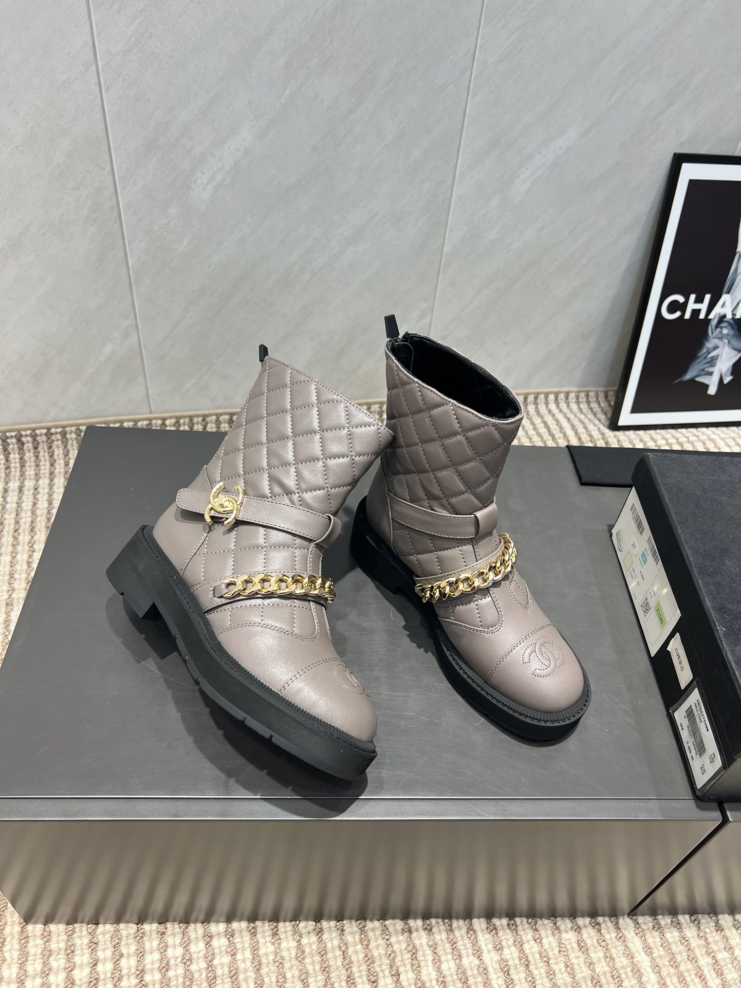 CHANEL 샤넬 앵클 부츠 신발