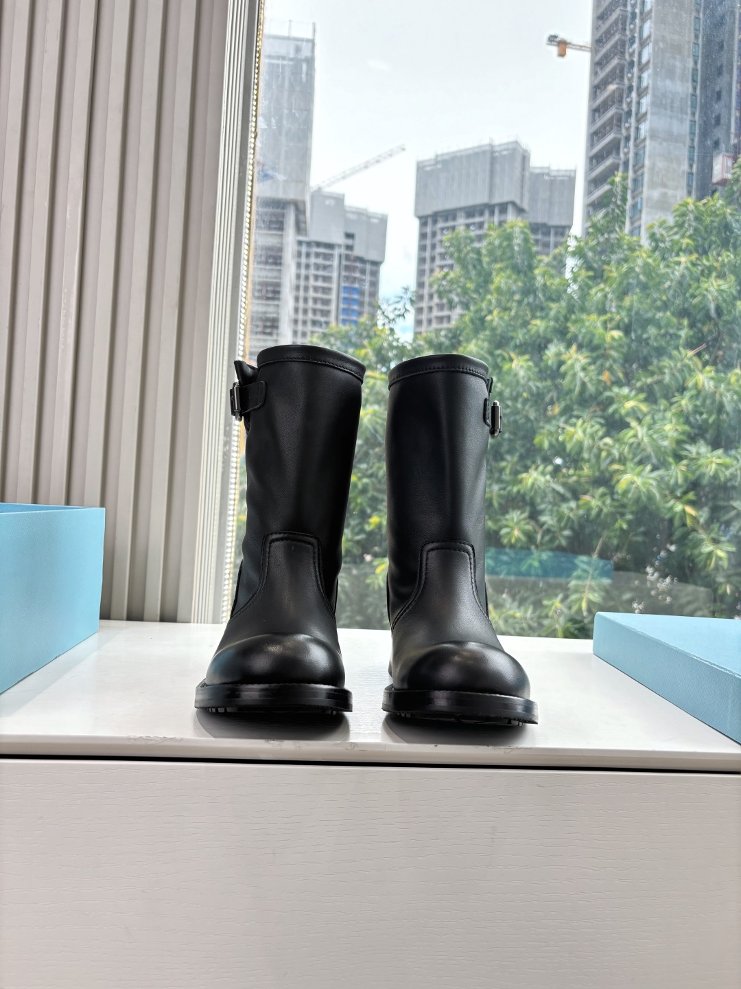 Prada 프라다 클래식 라이더 부츠 신발