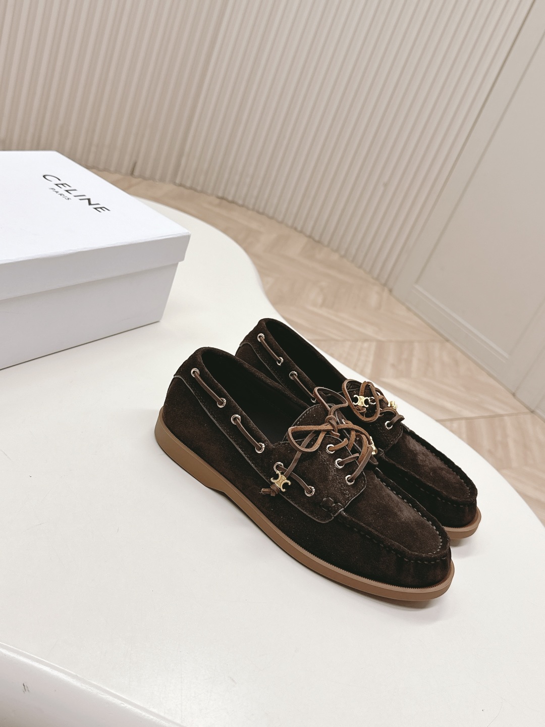 CELINE 셀린느 플랫 빈티지 로퍼 드라이빙 슈즈 신발
