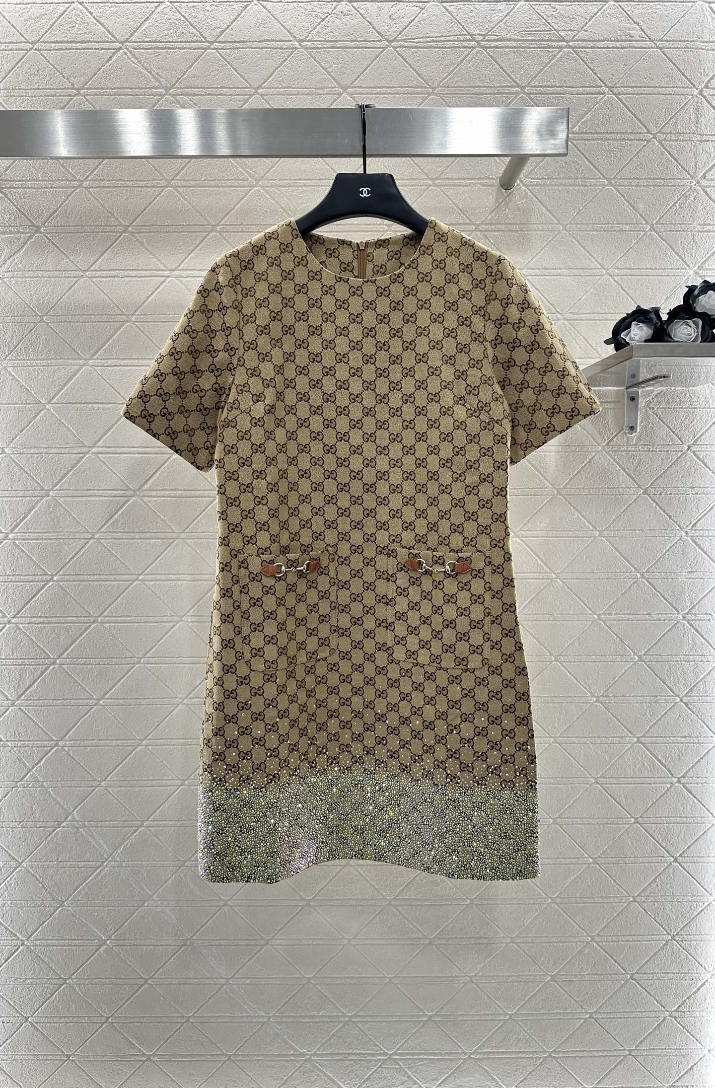 GUCCI 구찌 자카드 반팔 원피스 의류