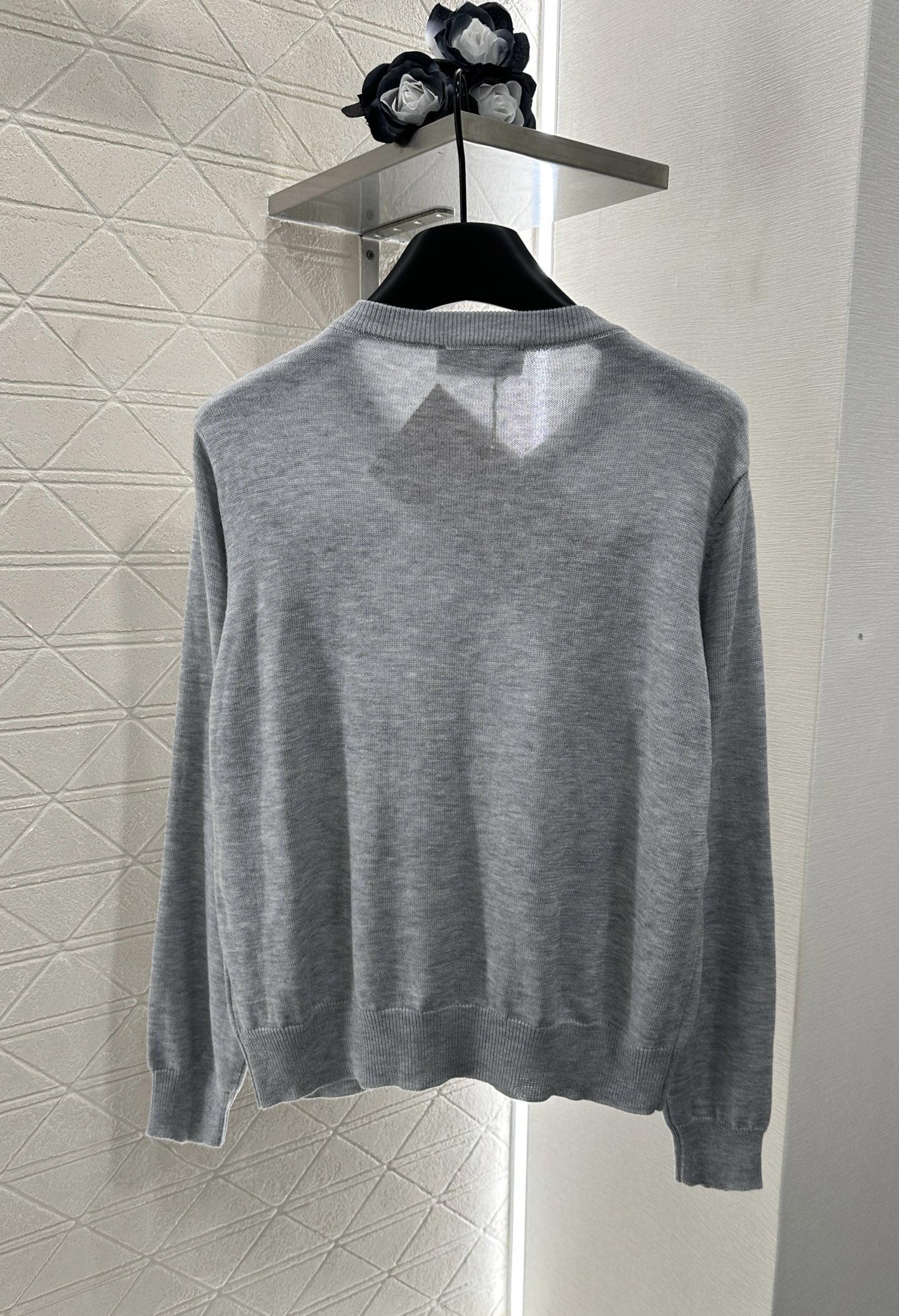 miumiu 미우미우 다이아몬드 패턴 리본 니트 가디건 의류