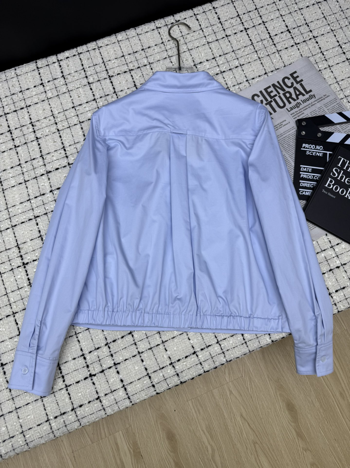 miumiu 미우미우 자수 로고 카라 셔츠 의류