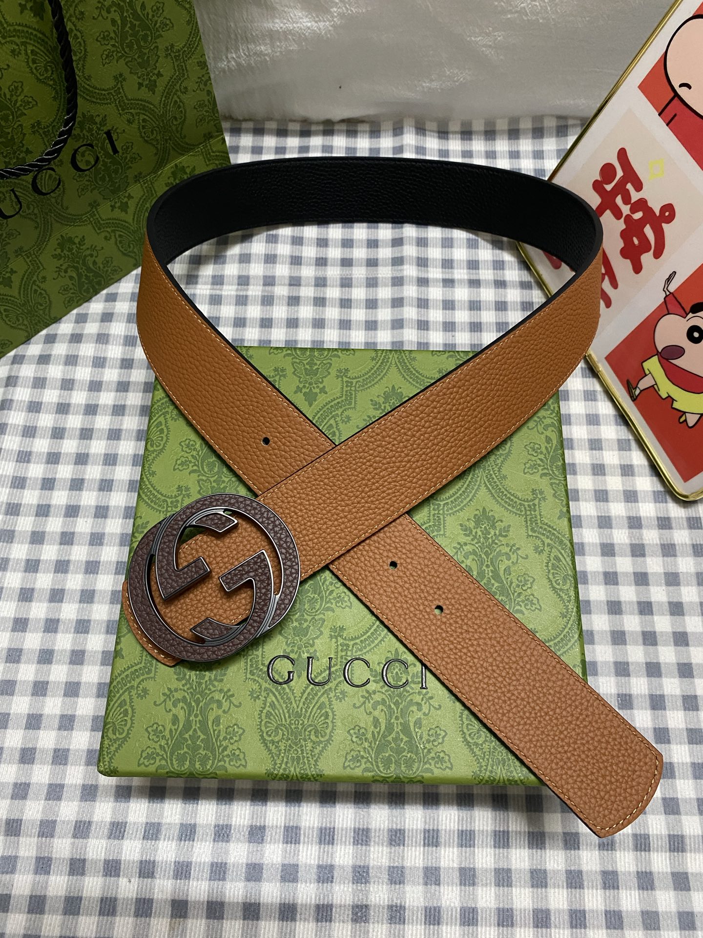 Gucci 구찌 남성용 GG 벨트