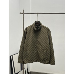 Gucci 구찌 풀 프린트 지퍼 긴팔 재킷 의류