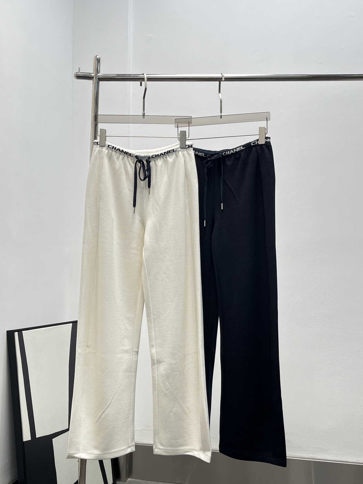 Chanel 샤넬 하이웨이스트 배색 팬츠 바지 의류