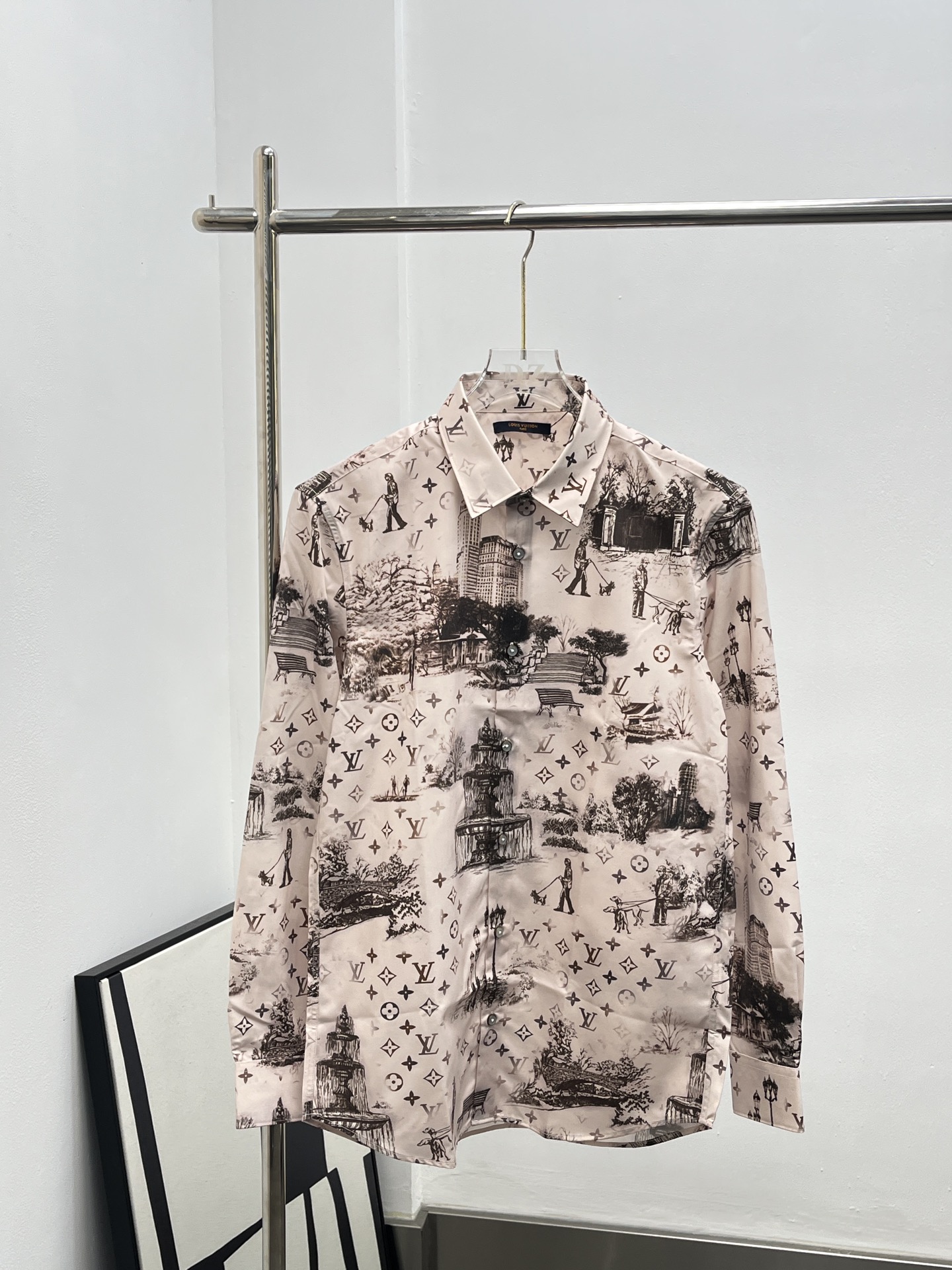 Louis Vuitton LV 루이비통 프린트 실크 롱슬리브 셔츠 의류