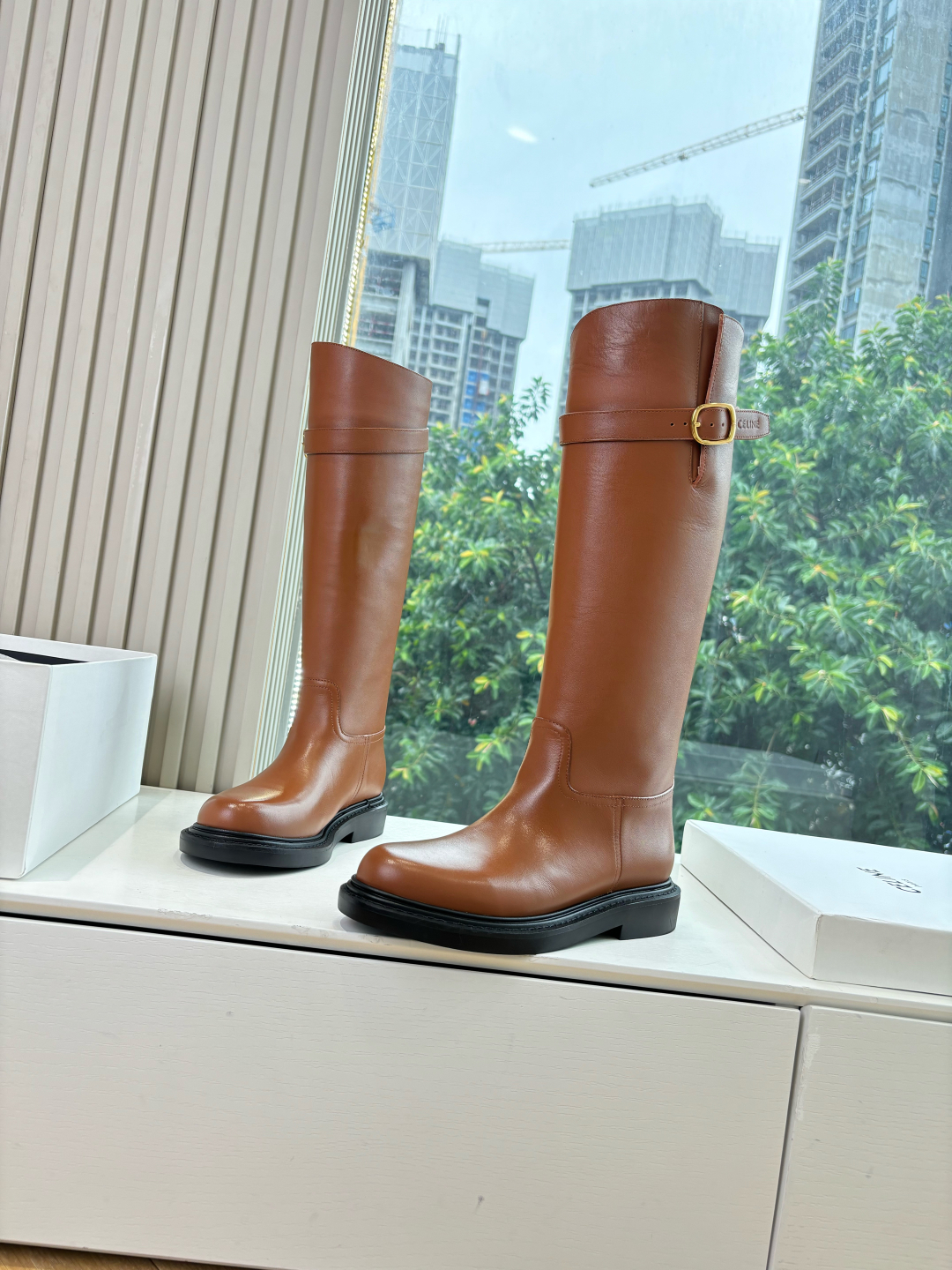 CELINE 셀린느 롱 라이딩 부츠 신발