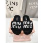 MiuMiu 미우미우 플랫 퍼 슬리퍼 신발