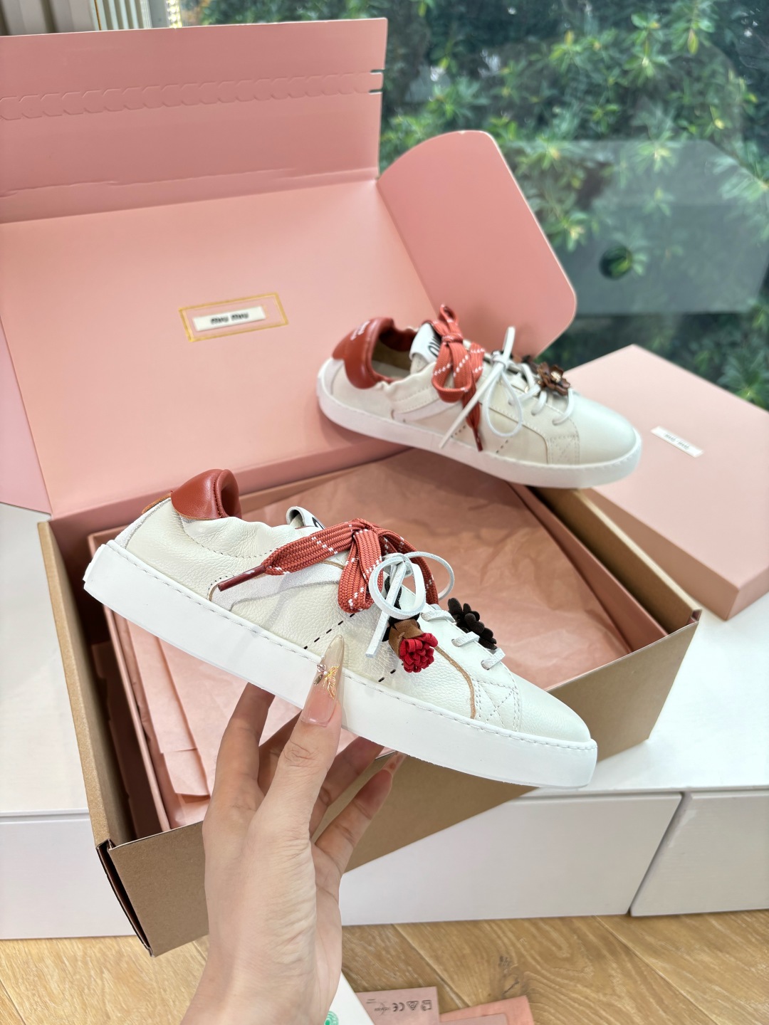 MiuMiu 미우미우 쿠키 스니커즈 신발