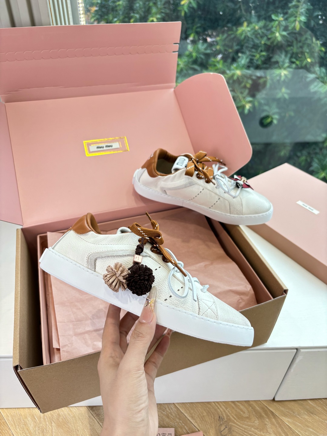 MiuMiu 미우미우 쿠키 스니커즈 신발