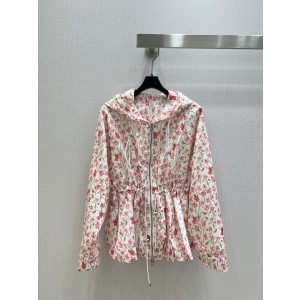 Loewe 로에베 플라워 프린트 후드 롱슬리브 재킷 의류