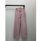 miumiu 미우미우 핑크 데님 팬츠 바지 의류